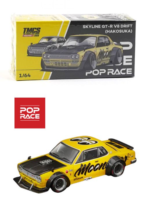 Pop Race Skyline GT-R V8 Drift Hakosuka Mooneyes TMCS Singapore